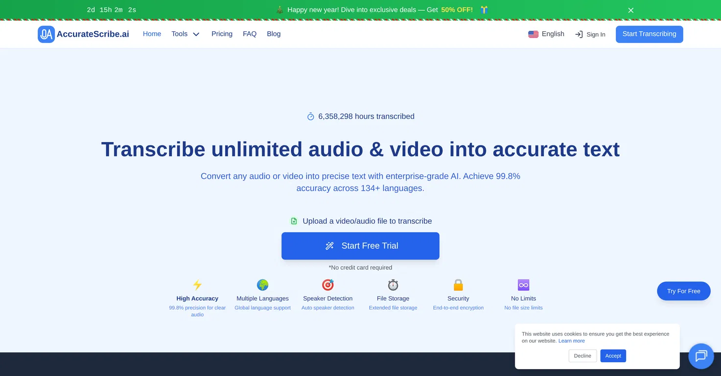 AccurateScribe screenshot
