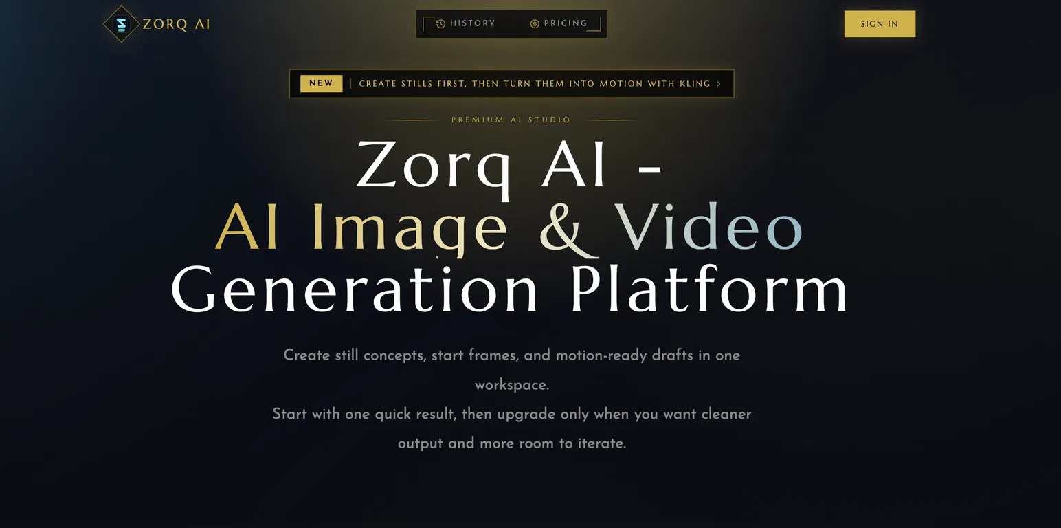 Zorq AI screenshot