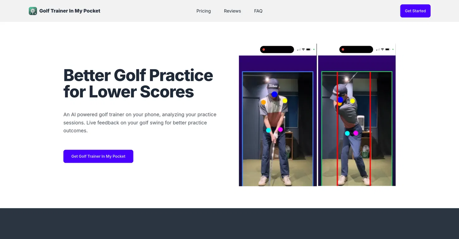 Golf Trainer In My Pocket screenshot