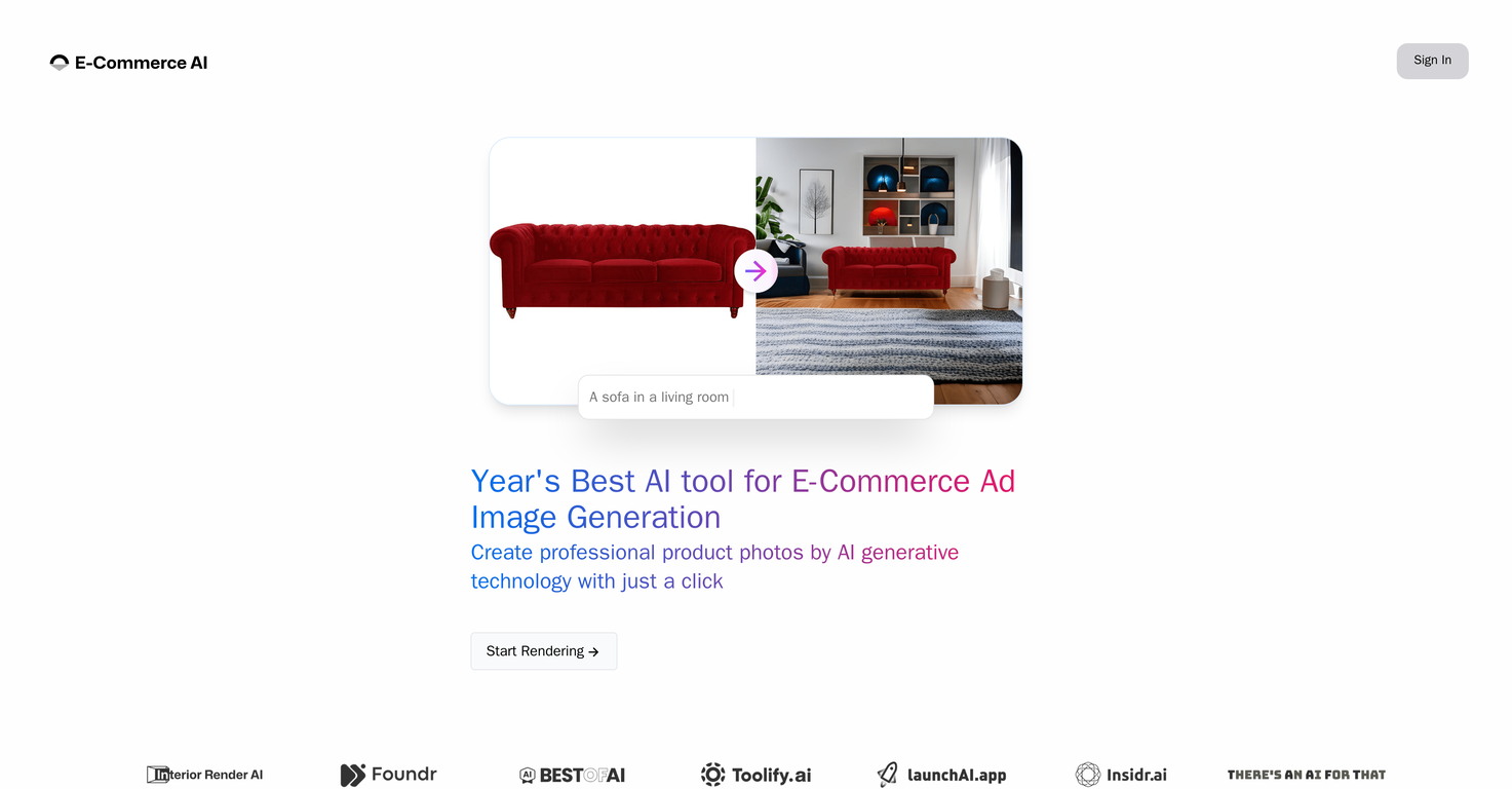 E-Commerce AI screenshot