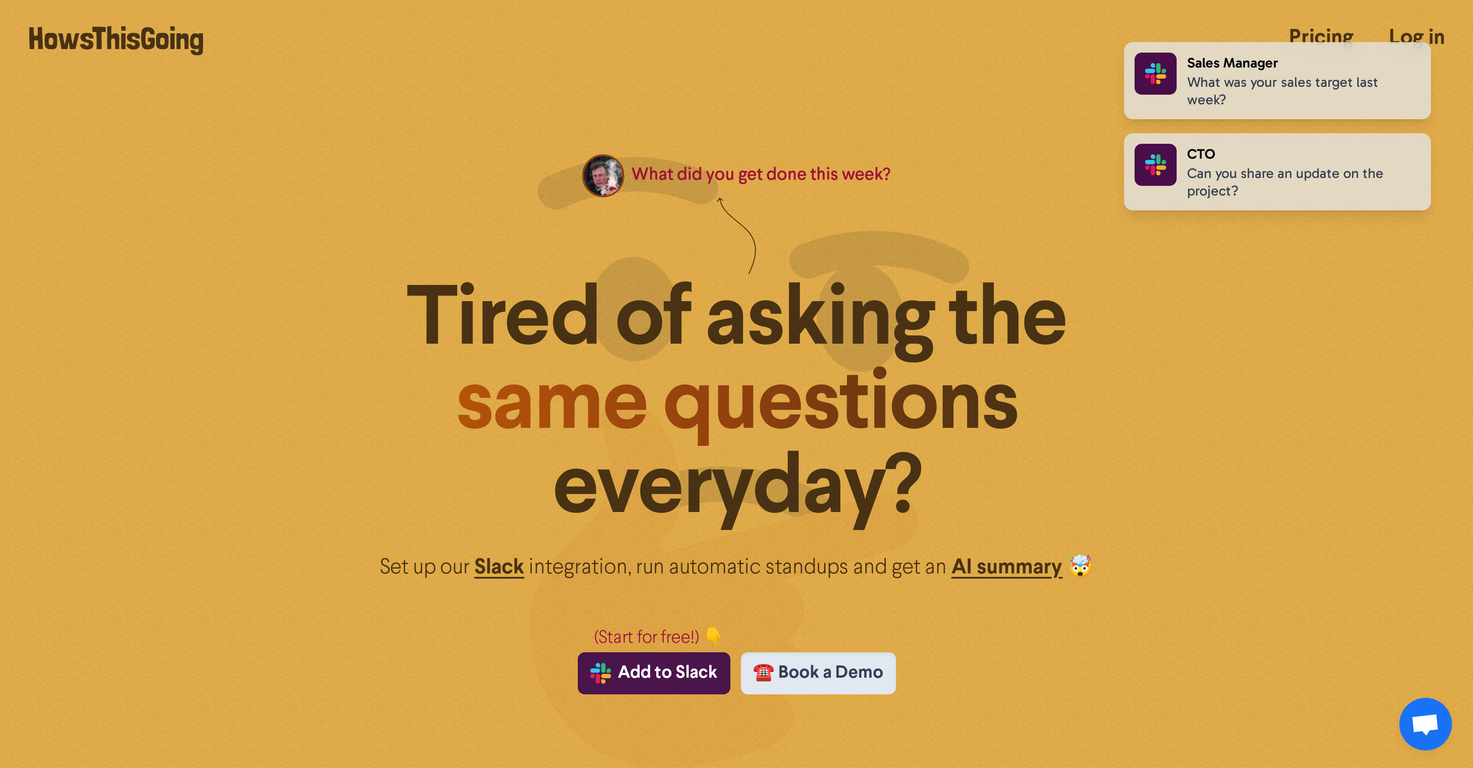 HowsThisGoing screenshot