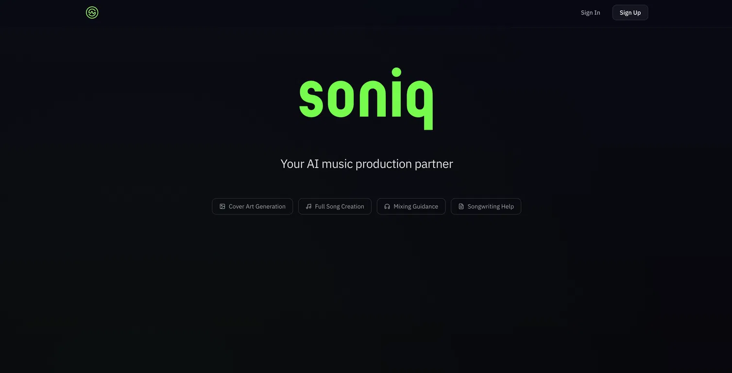 Soniq screenshot