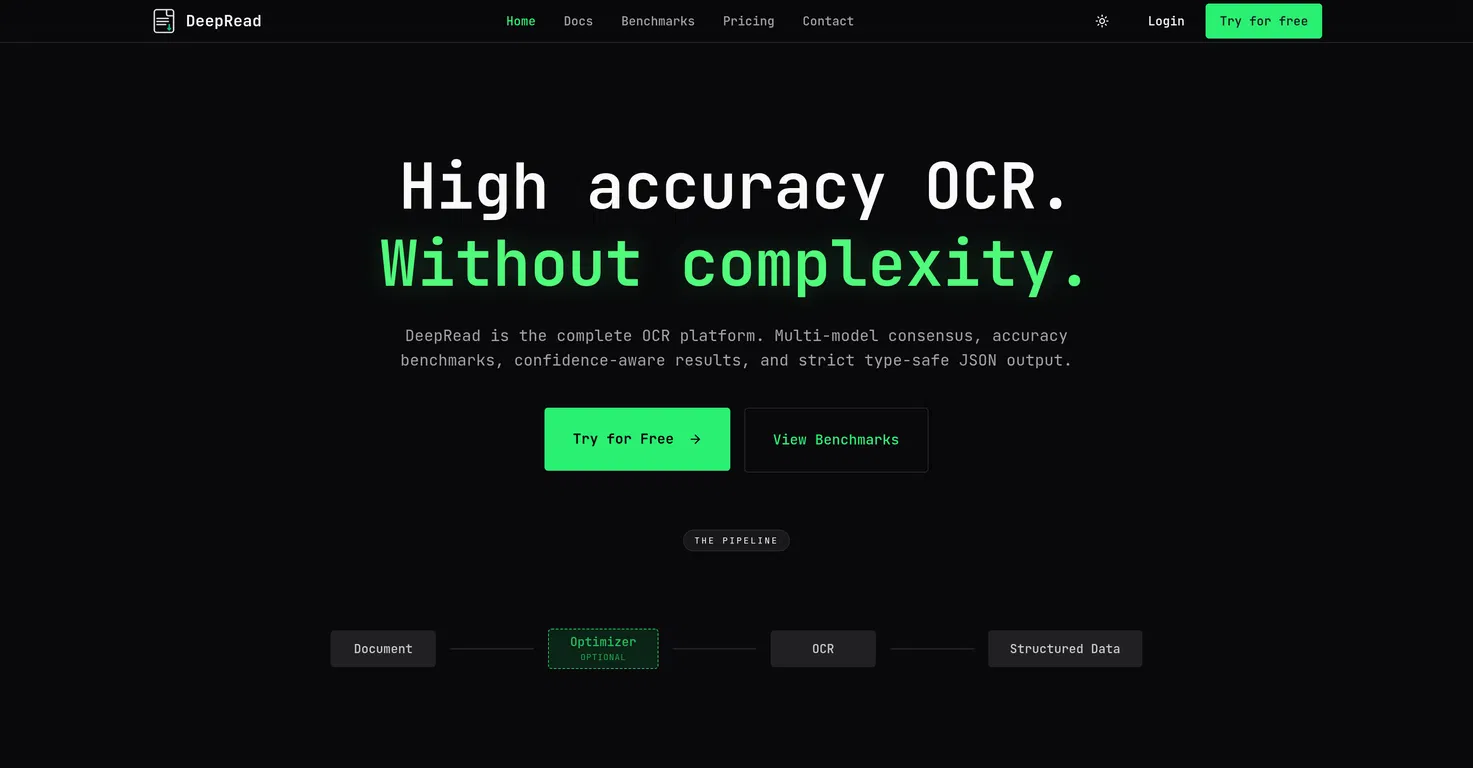 DeepRead.Tech screenshot