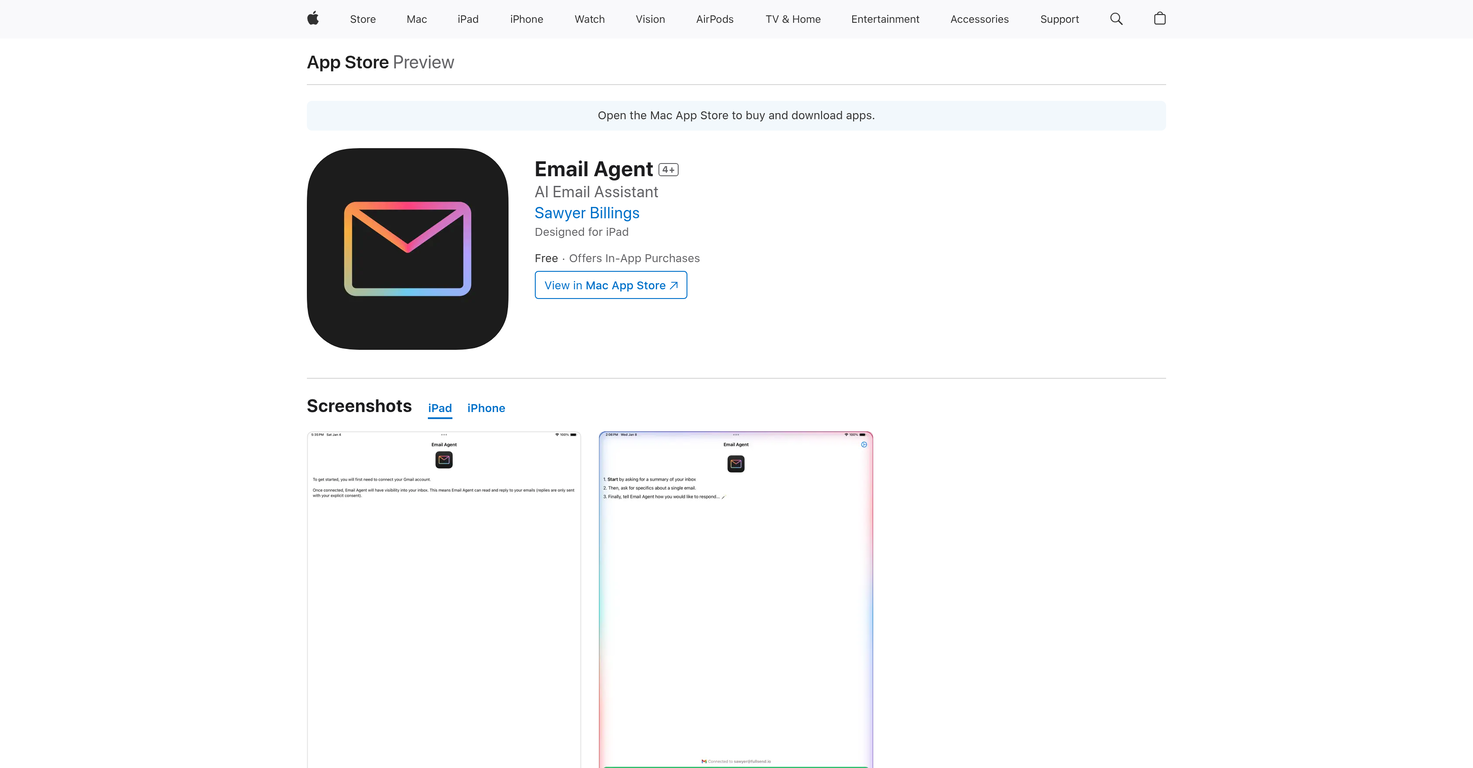 Email Agent screenshot