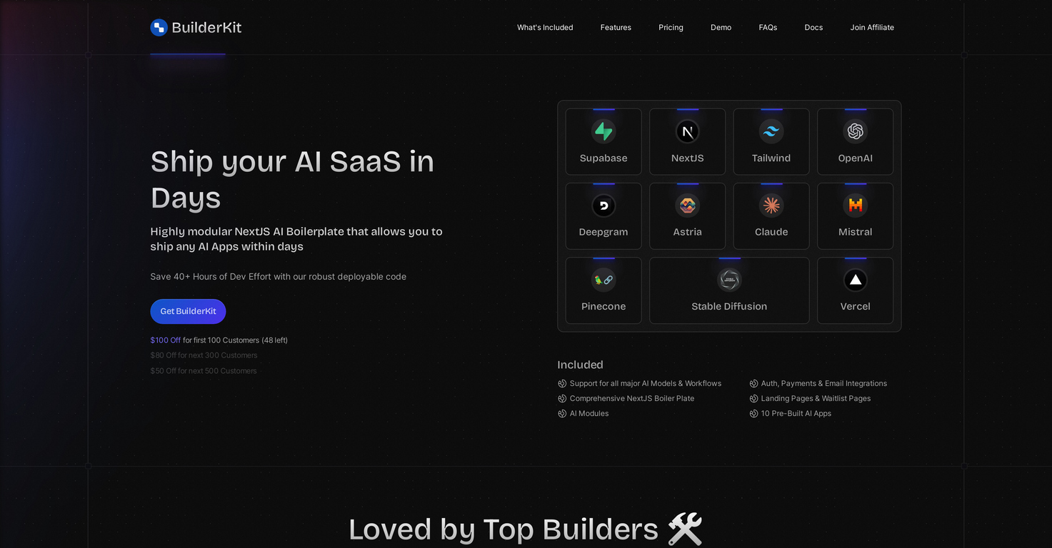 BuilderKit screenshot