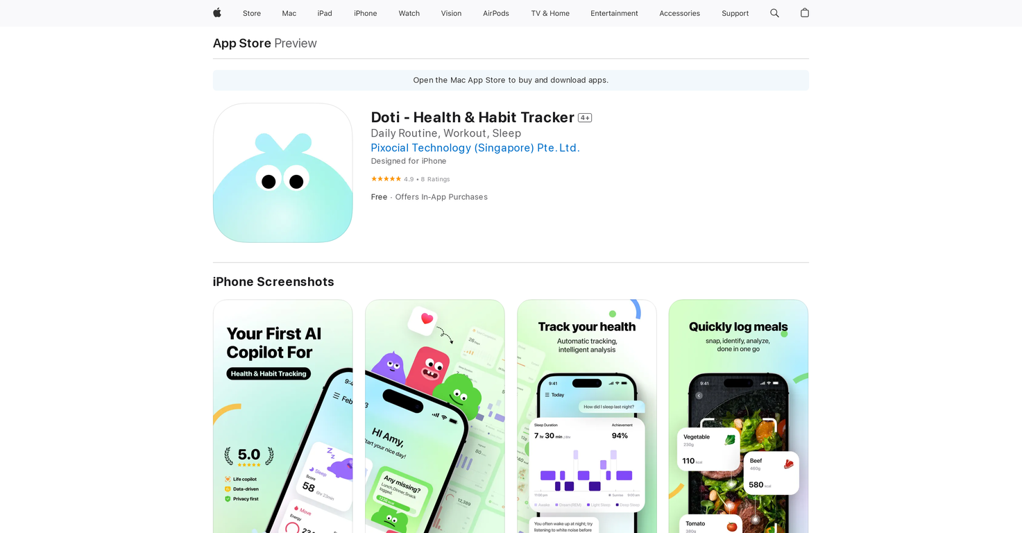 Doti - Health & Habit Tracker screenshot