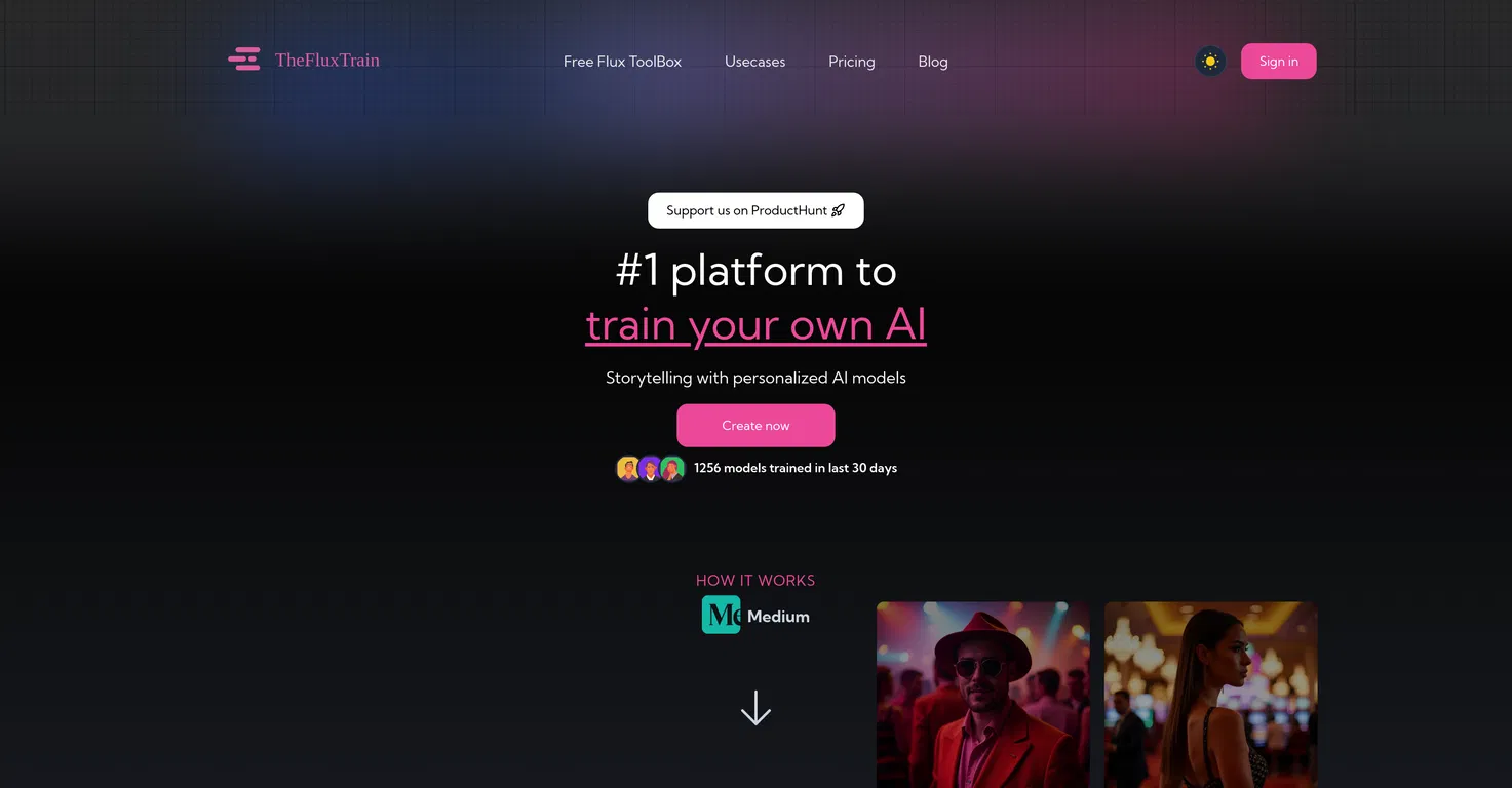 TheFluxTrain screenshot