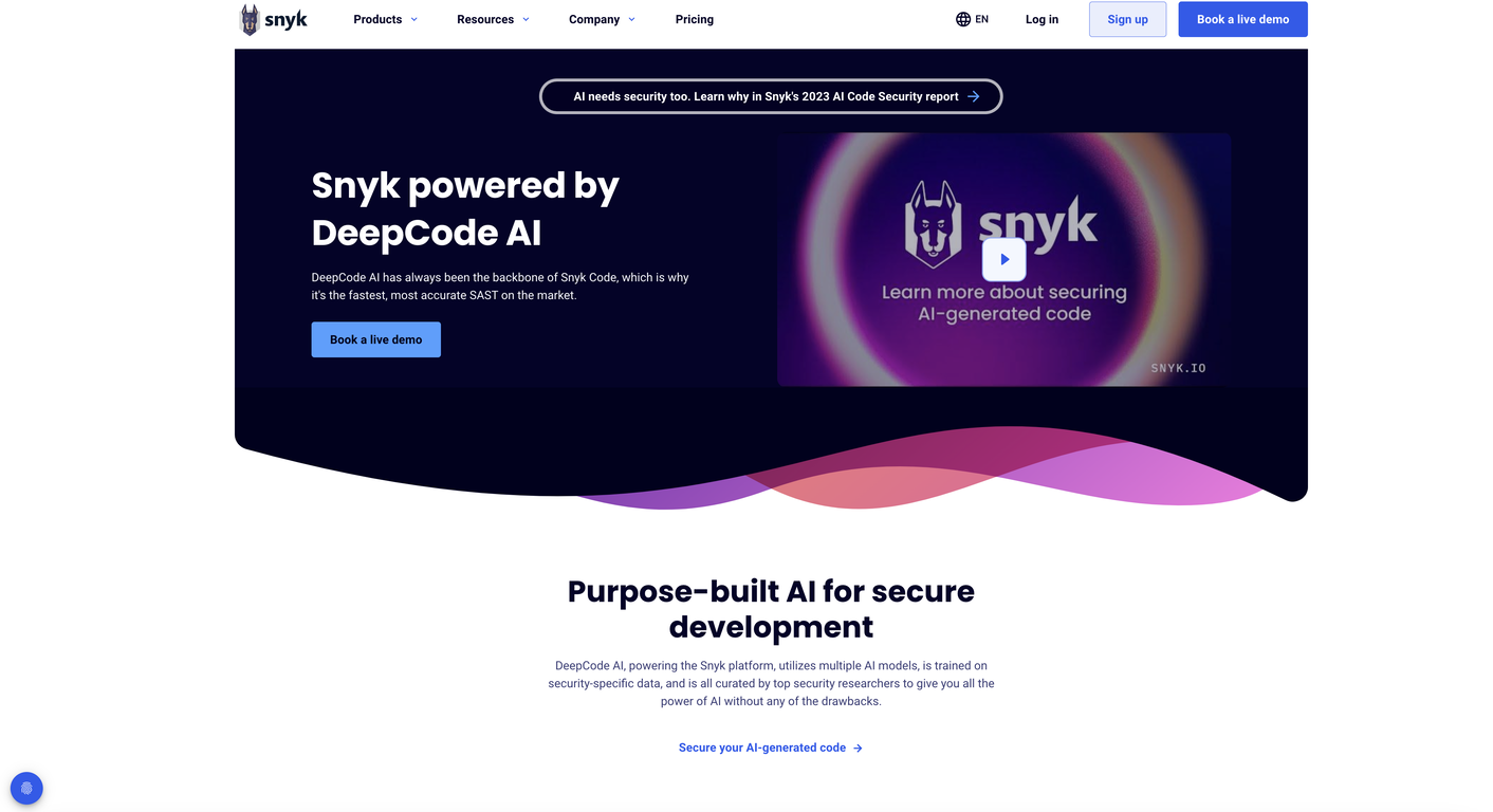 Snyk screenshot