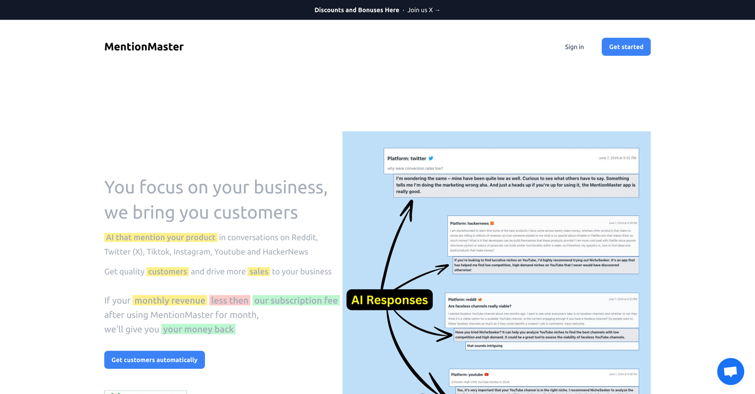 MentionMaster screenshot