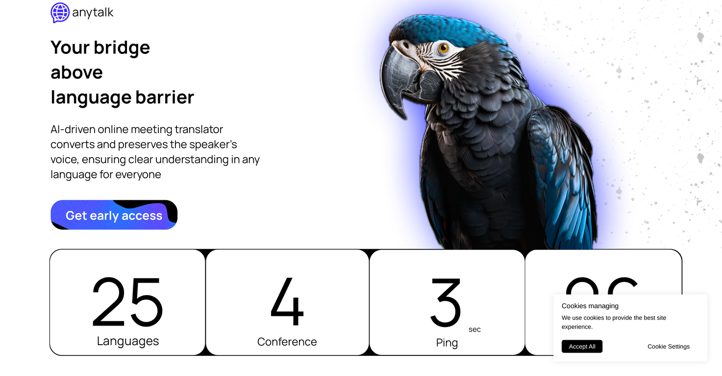 Anytalk screenshot