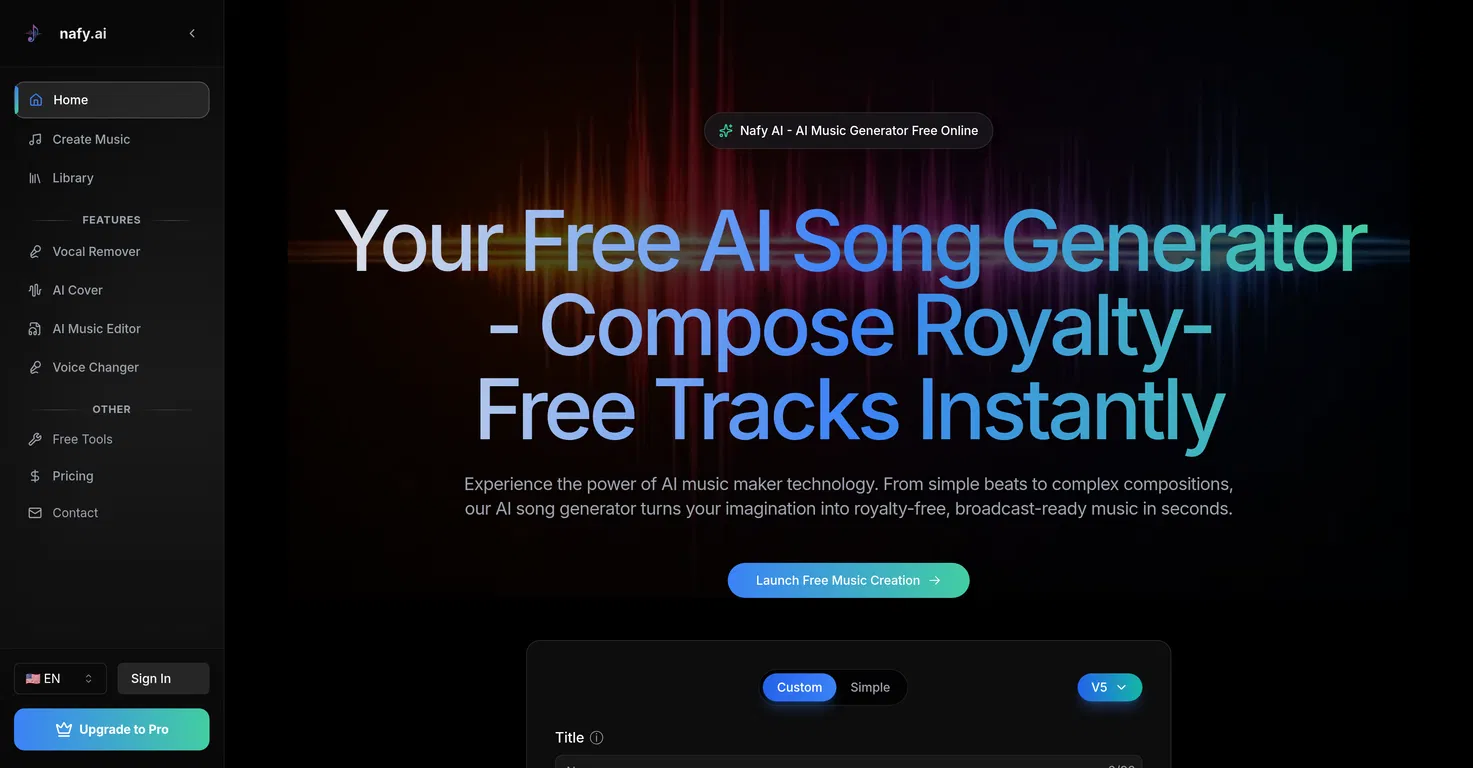 Nafy AI screenshot