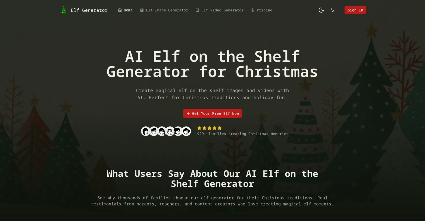 Elf on the Shelf Generator screenshot