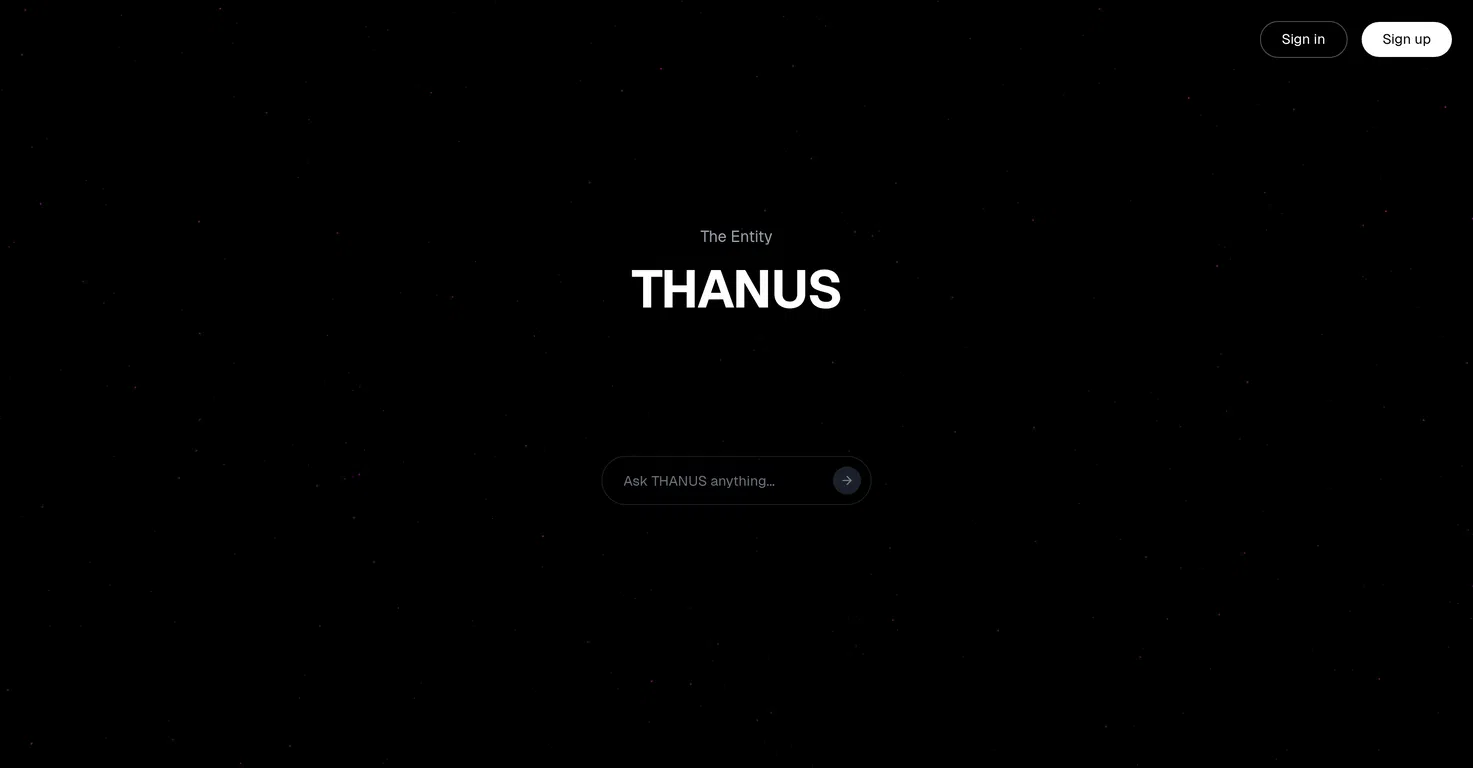 Thanus screenshot
