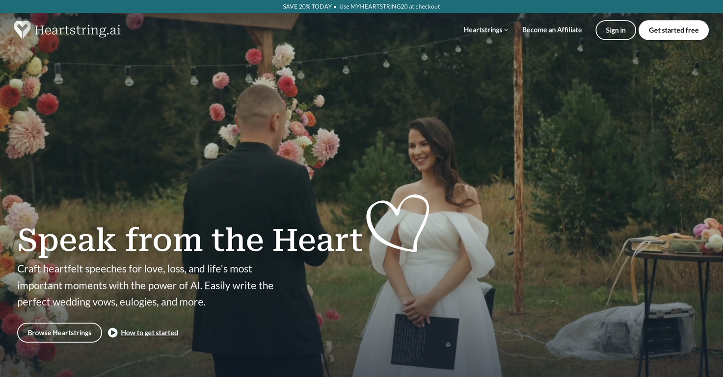 Heartstring AI screenshot