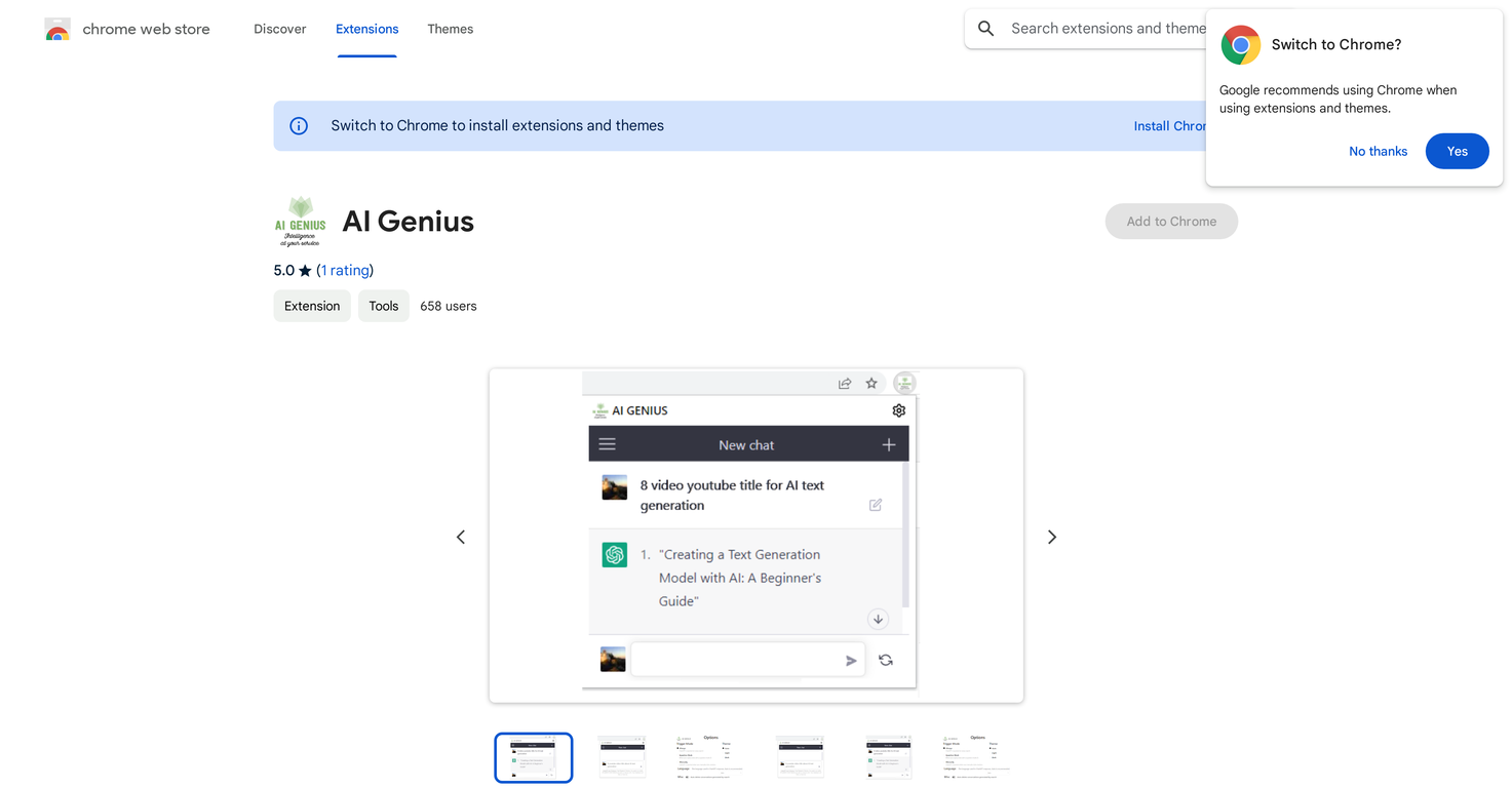 AI Genius screenshot