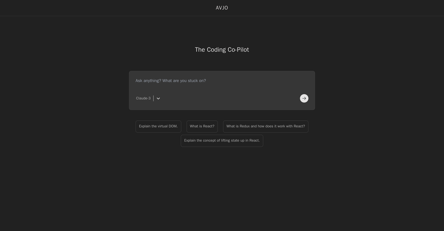 Avjo screenshot