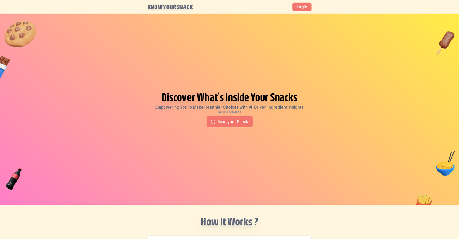 KnowYourSnack screenshot