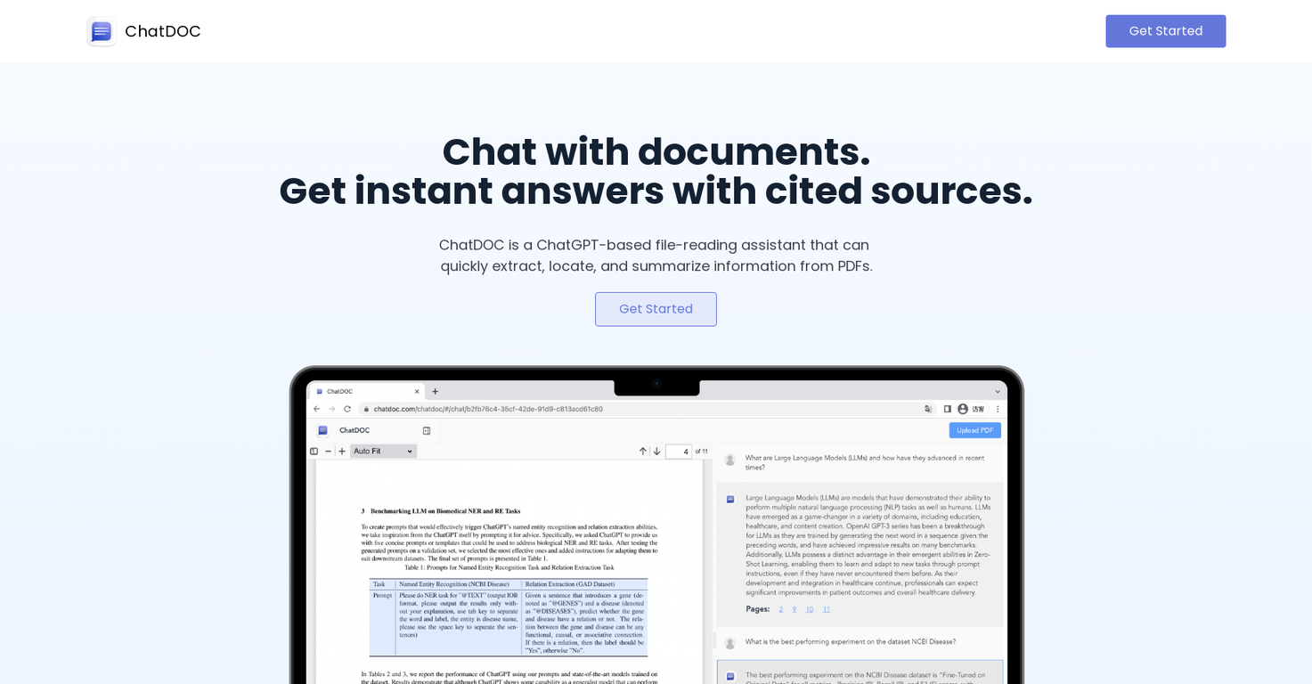 ChatDOC screenshot