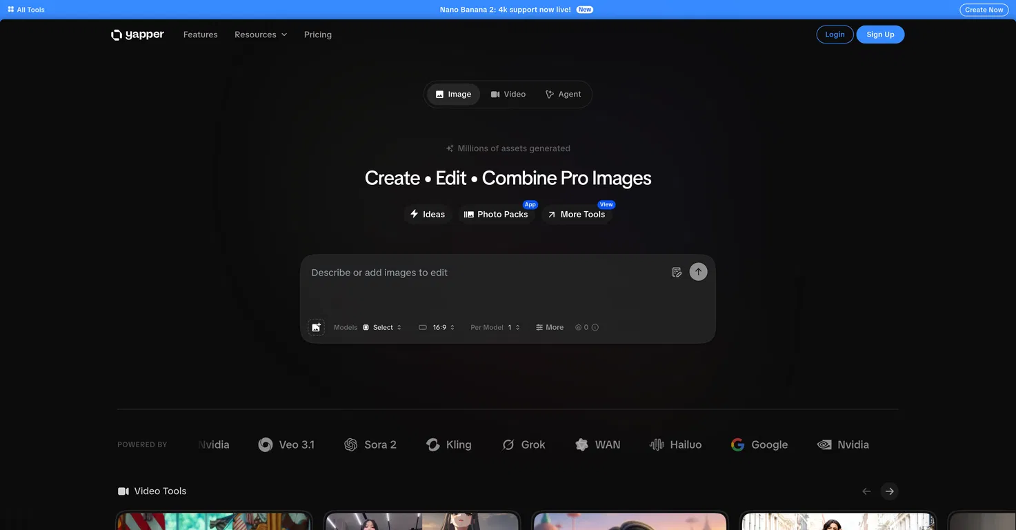 Yapper - AI Content Studio screenshot