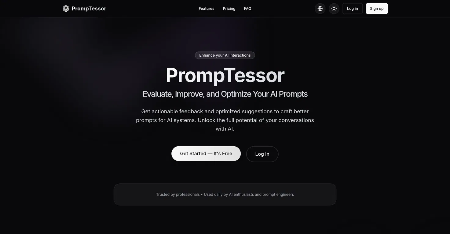 PrompTessor screenshot