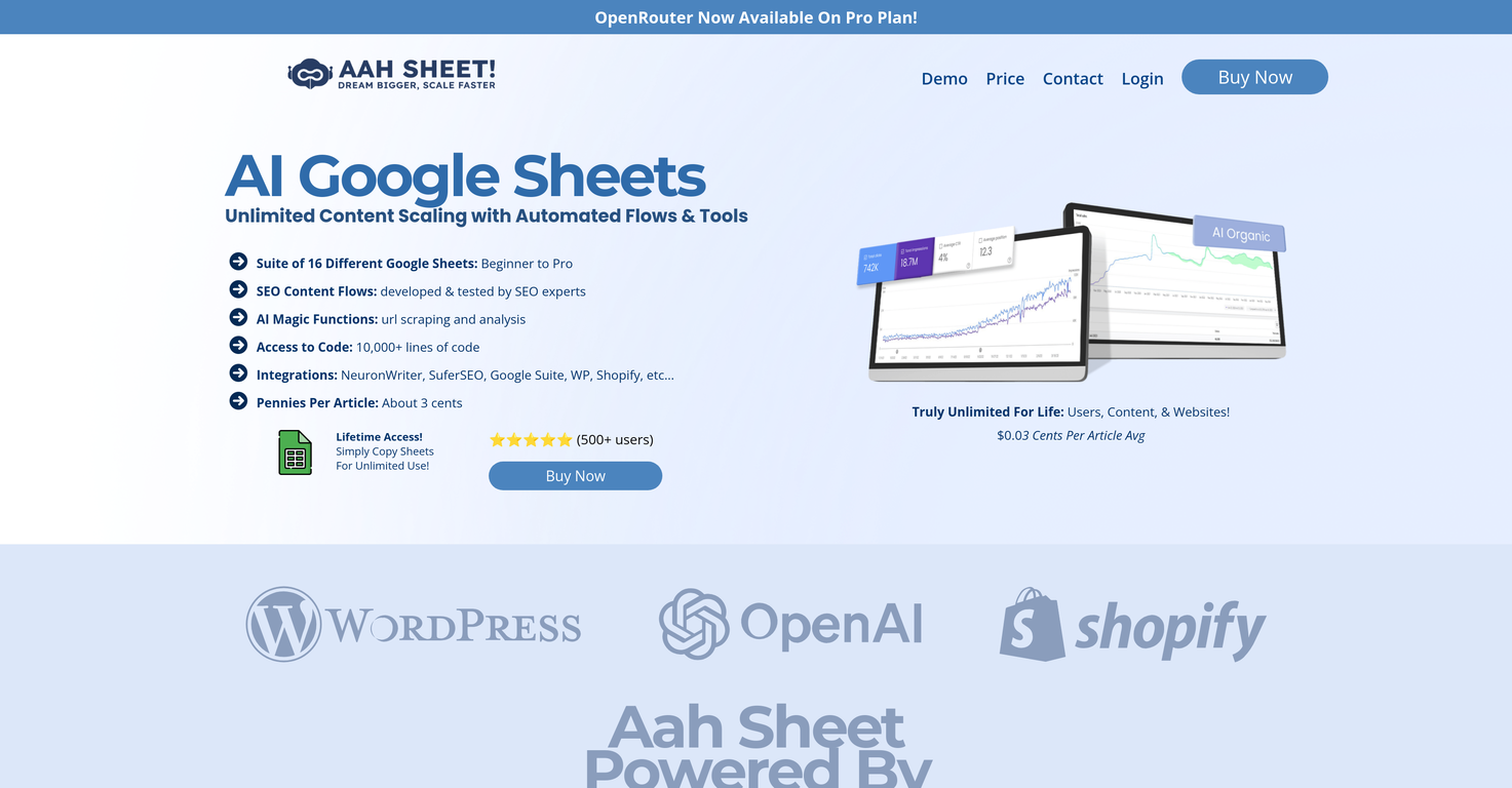 Aah Sheet screenshot
