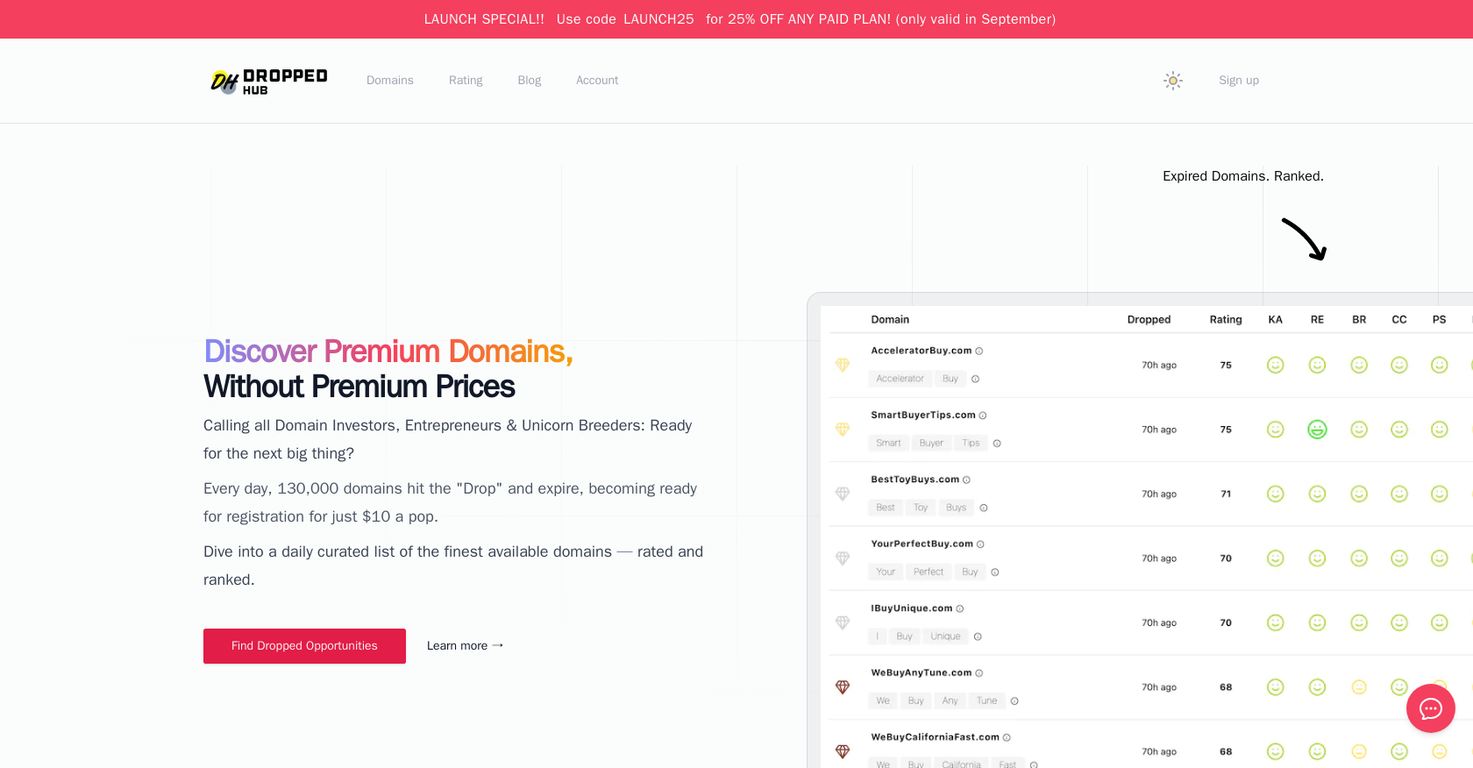Droppedhub screenshot