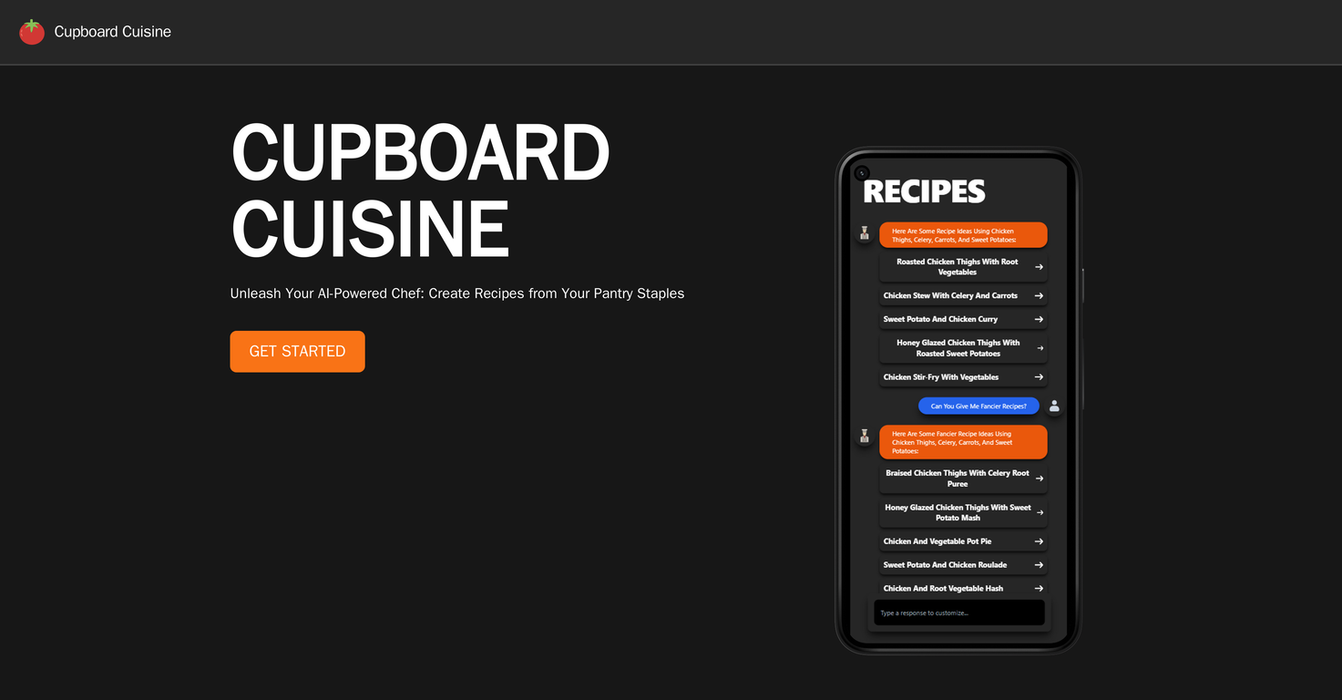 CupboardCuisine screenshot