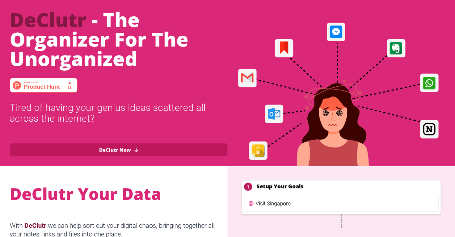DeClutr screenshot