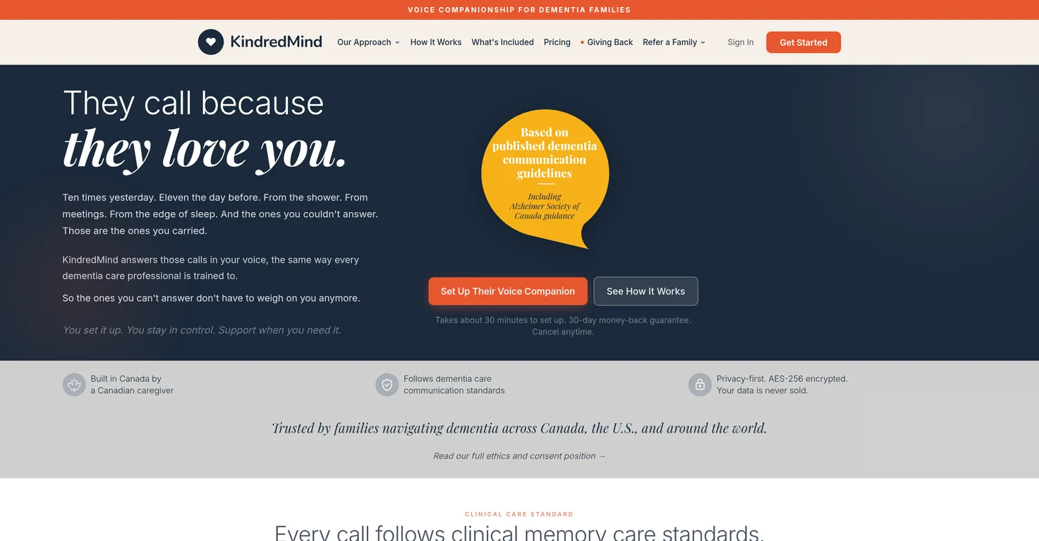 KindredMind screenshot