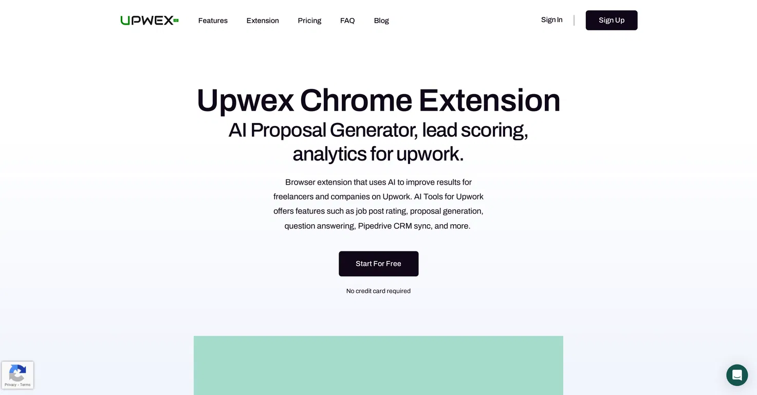 Upwex screenshot