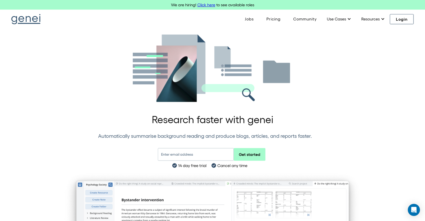 Genei screenshot