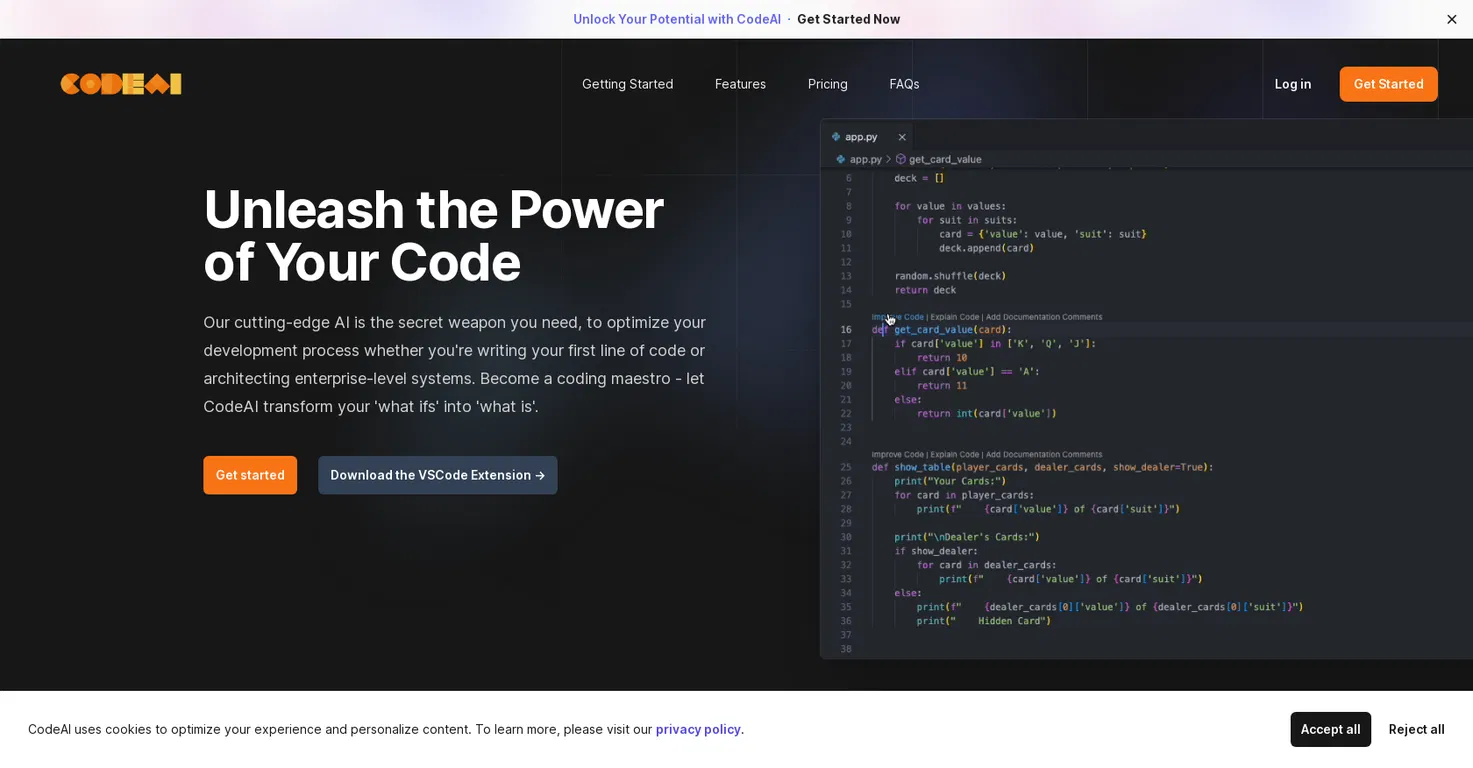 CodeAI screenshot