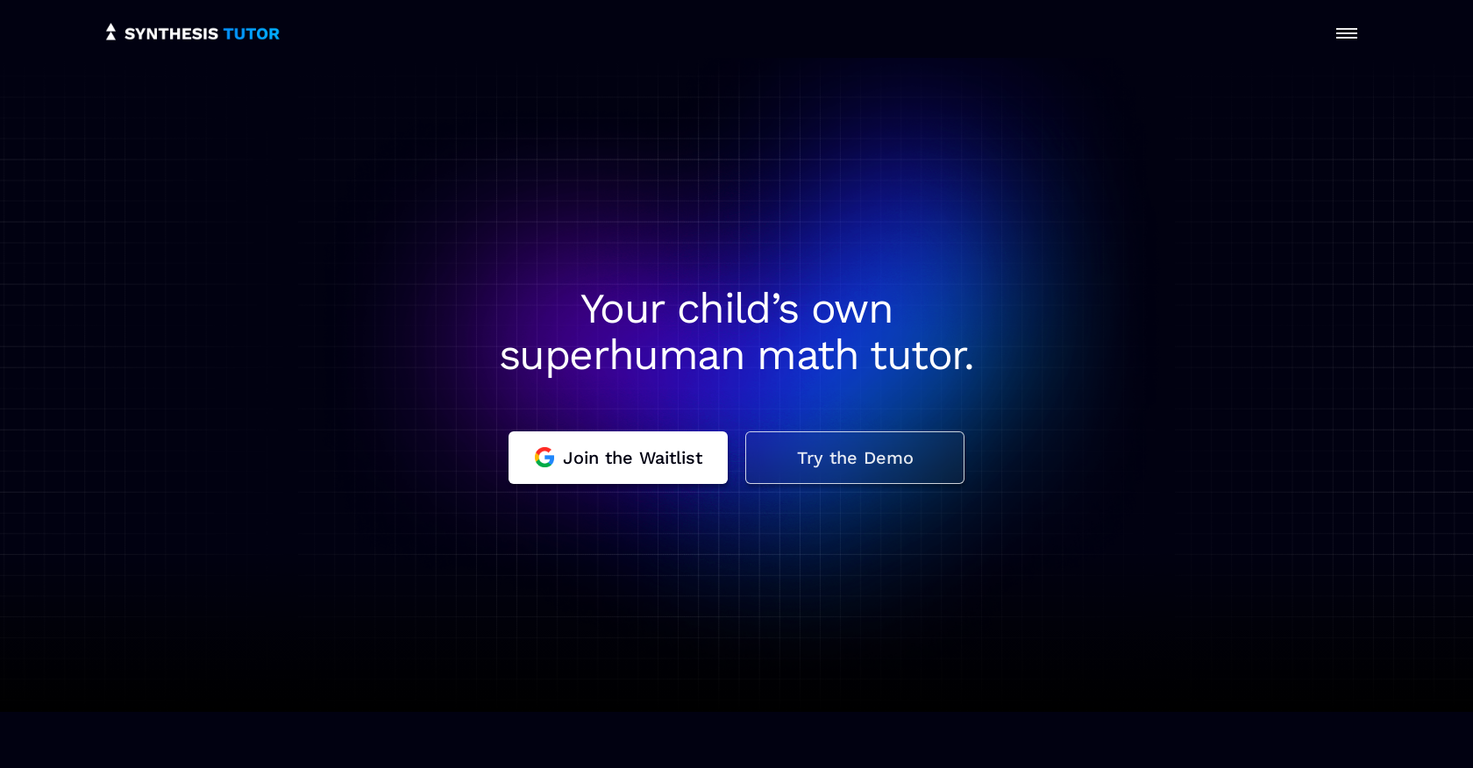 Synthesis Tutor screenshot