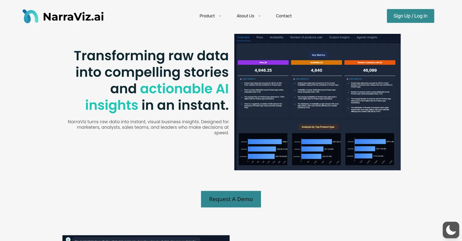 NarraViz screenshot