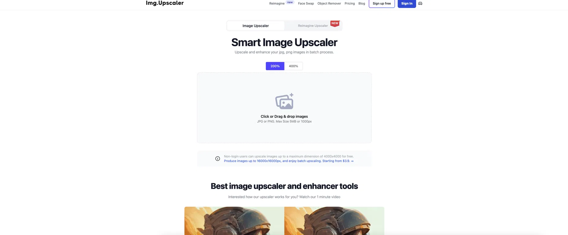 AI Image Upscaler screenshot