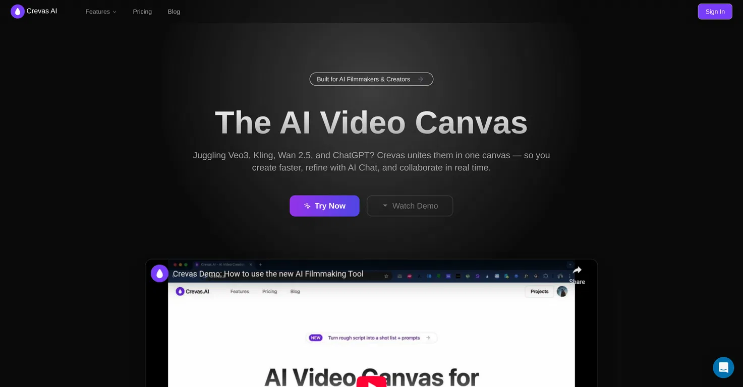 Crevas AI screenshot