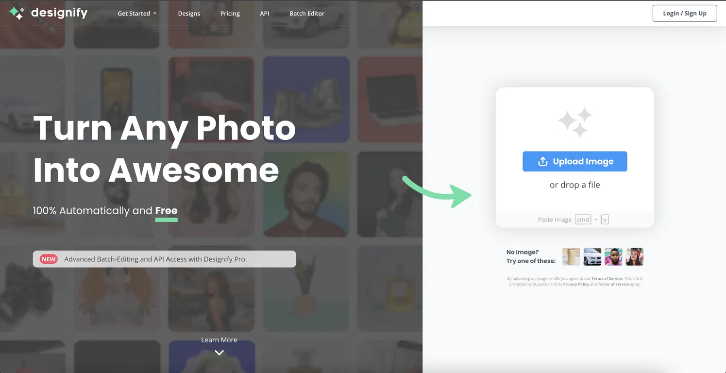 Designify screenshot