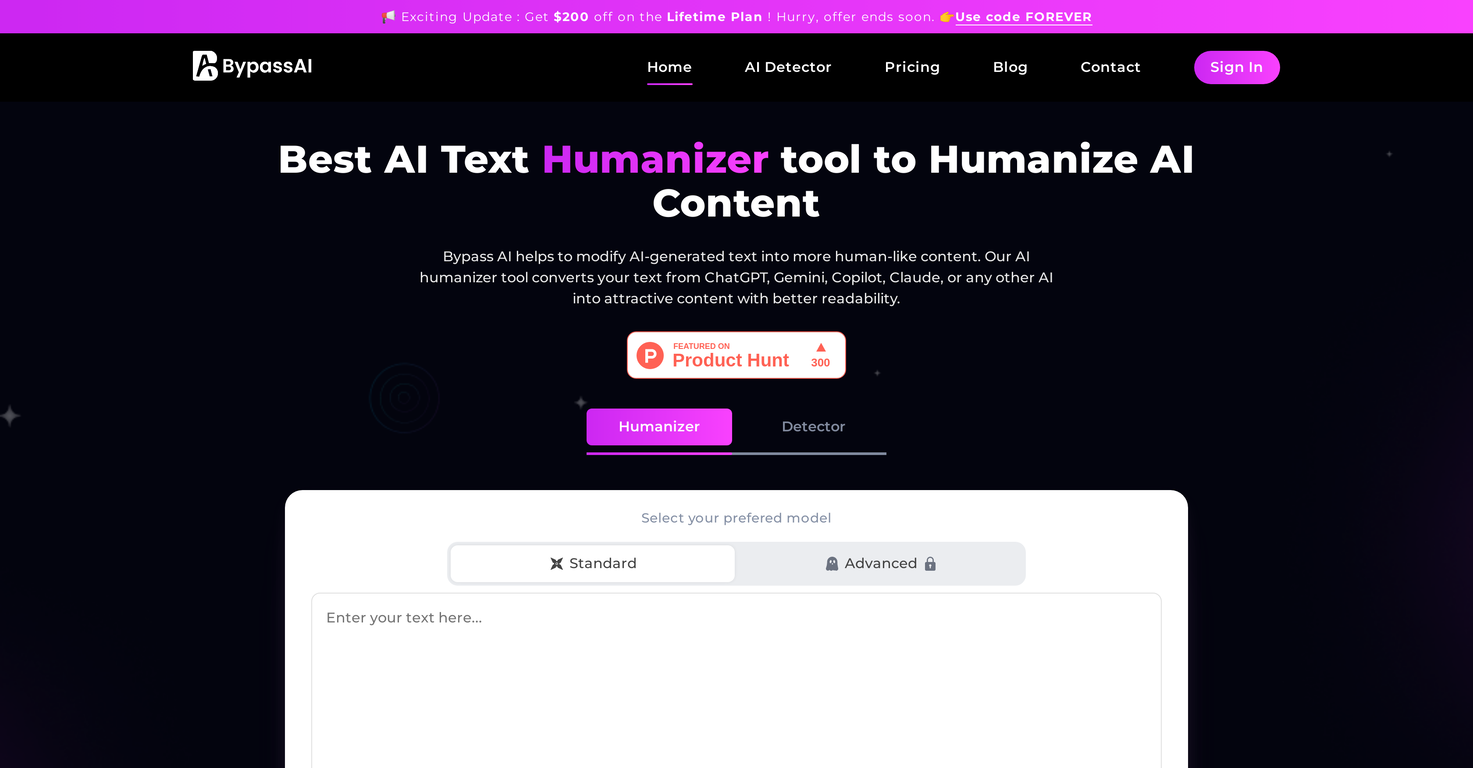 Bypass AI Humanizer screenshot