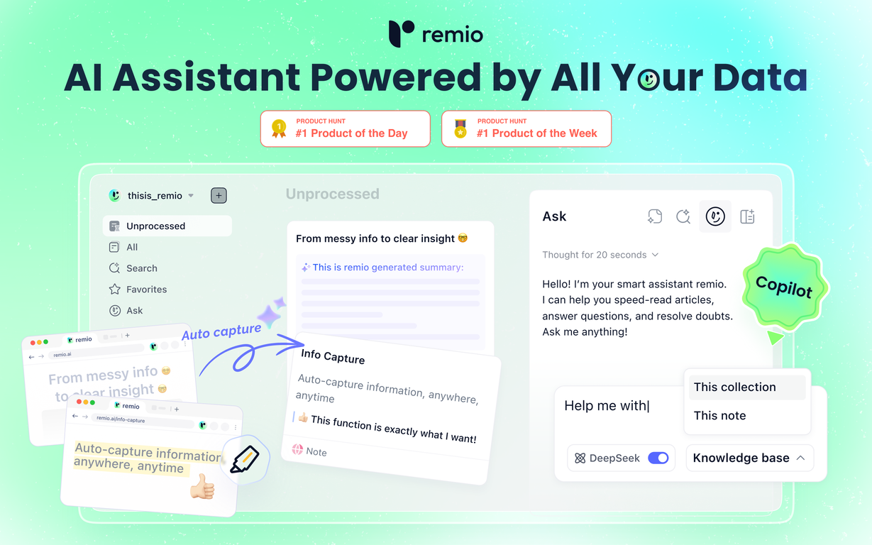 remio: AI Note taker screenshot