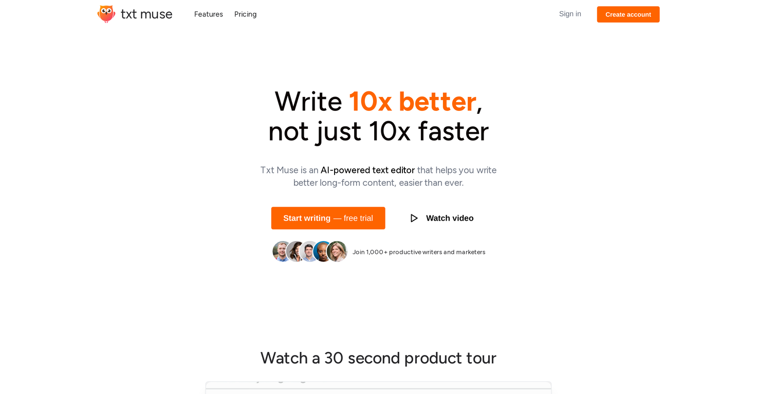 Txt Muse screenshot