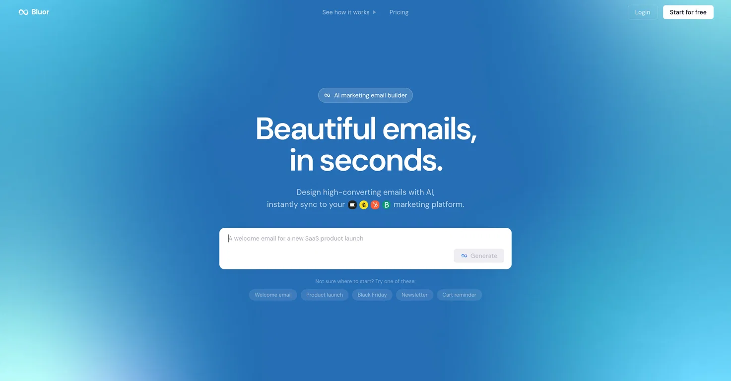 Bluor screenshot
