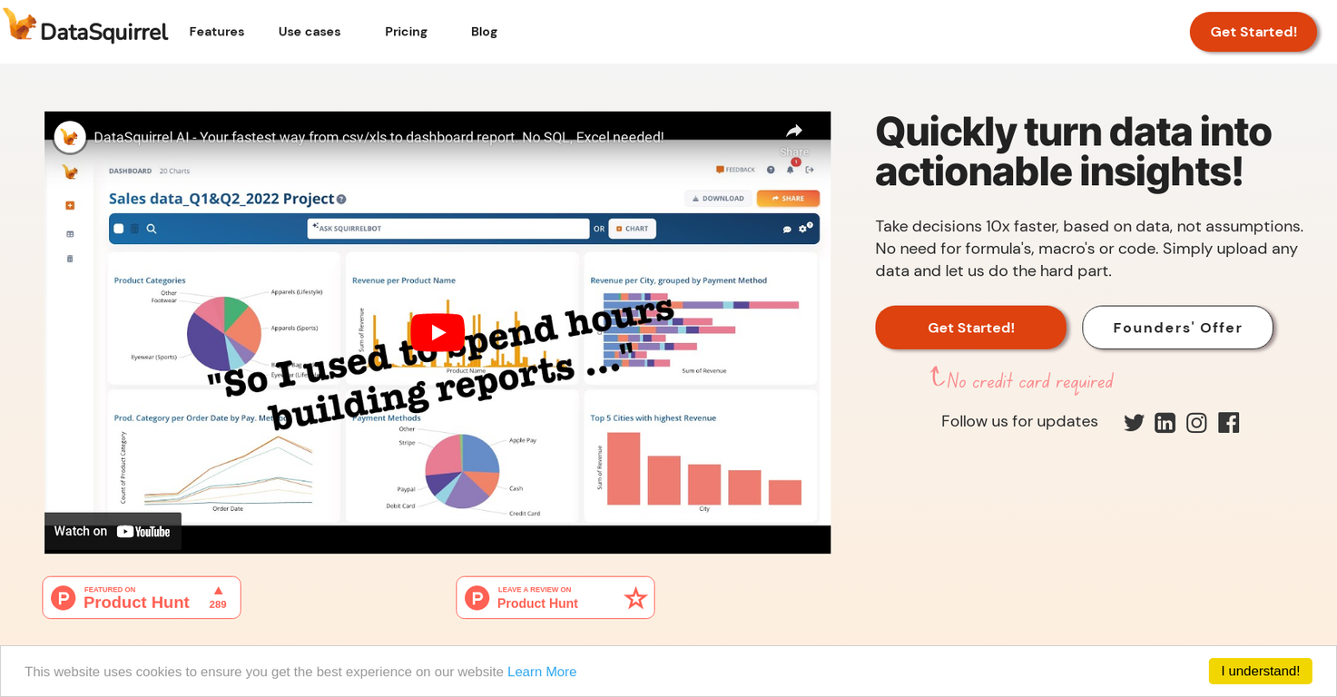 DataSquirrel screenshot
