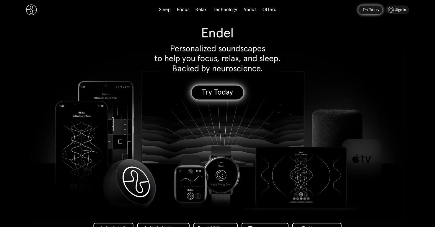 Endel screenshot
