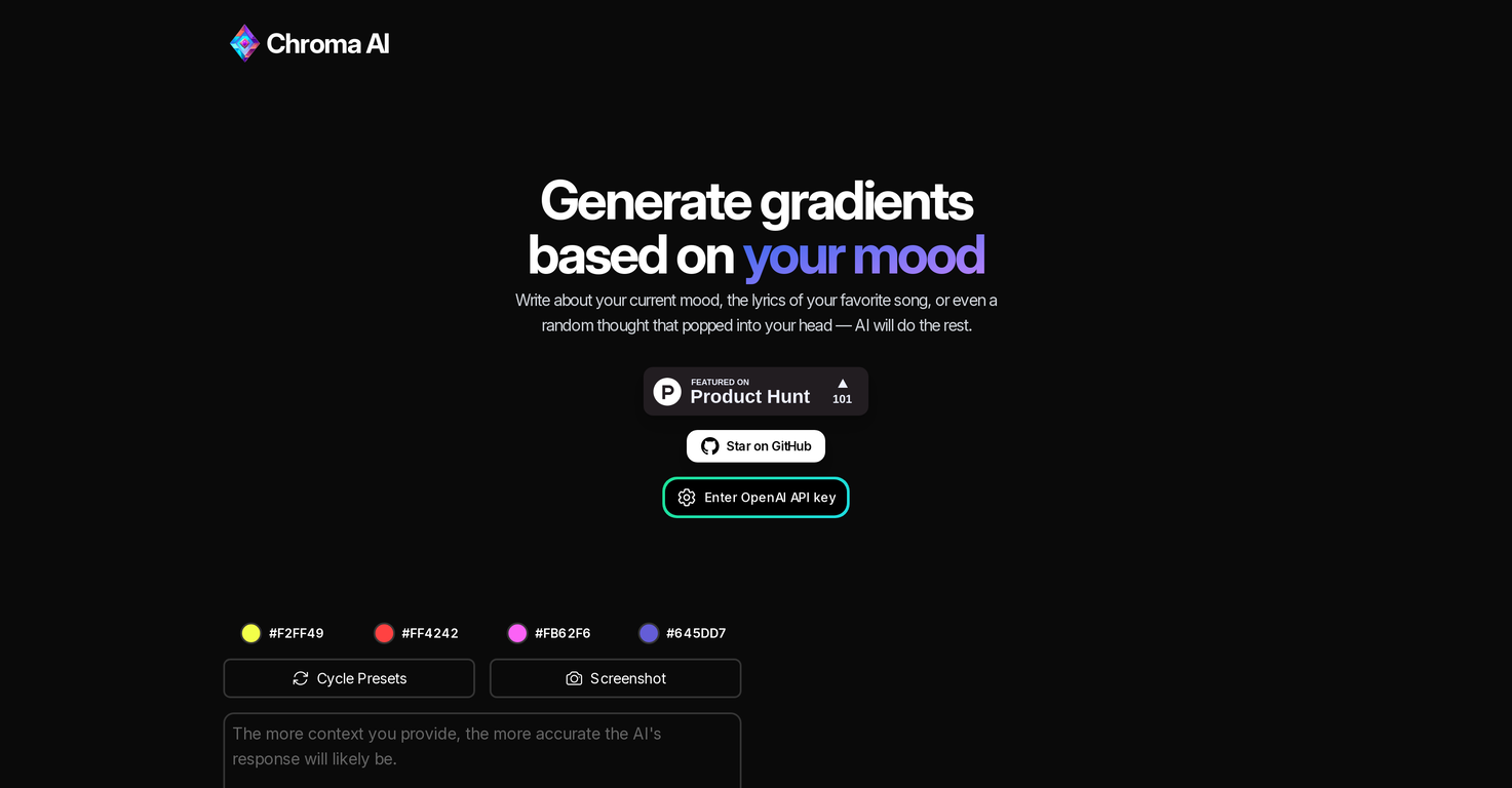 Chroma screenshot