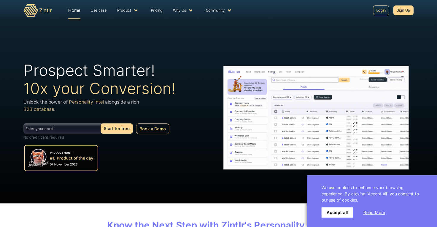 Zintlr screenshot