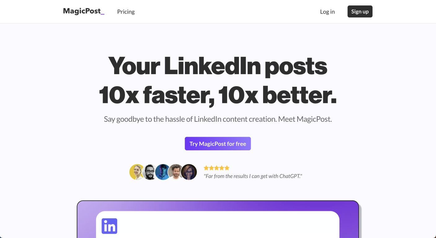 MagicPost screenshot