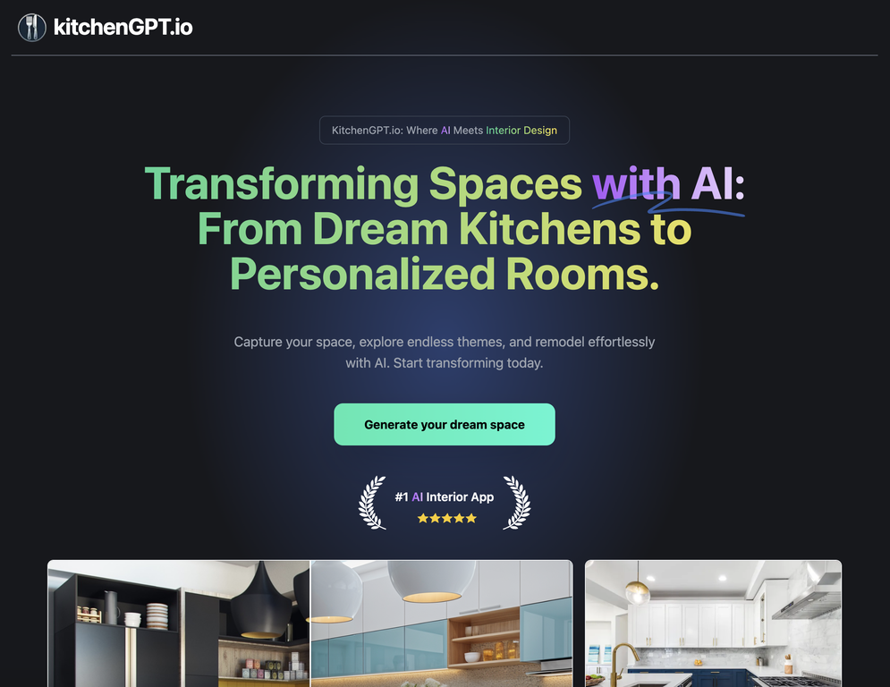 KitchenGPT screenshot