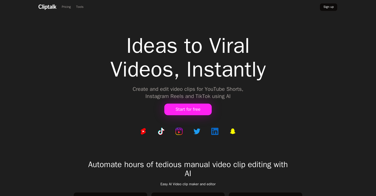 Cliptalk screenshot