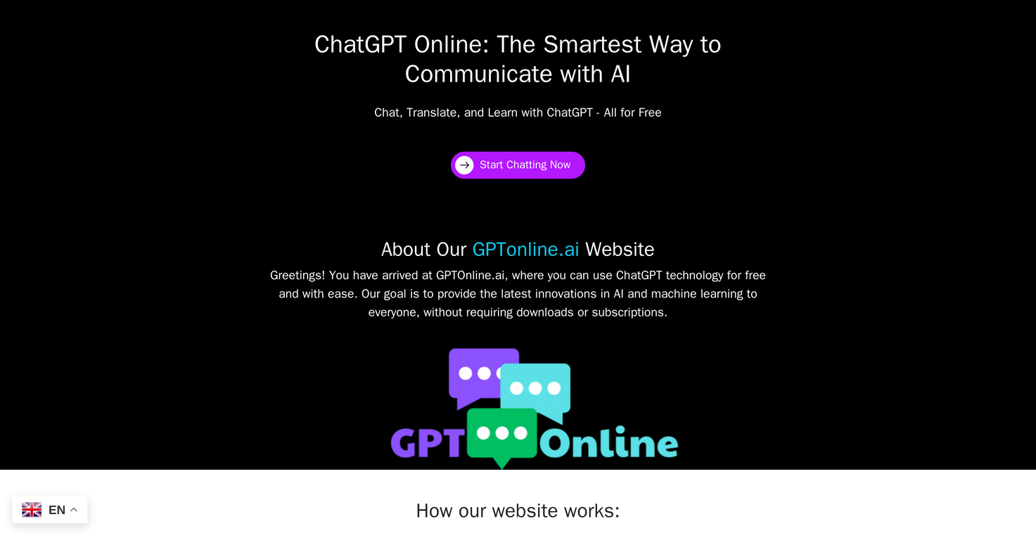 ChatGPT Online screenshot