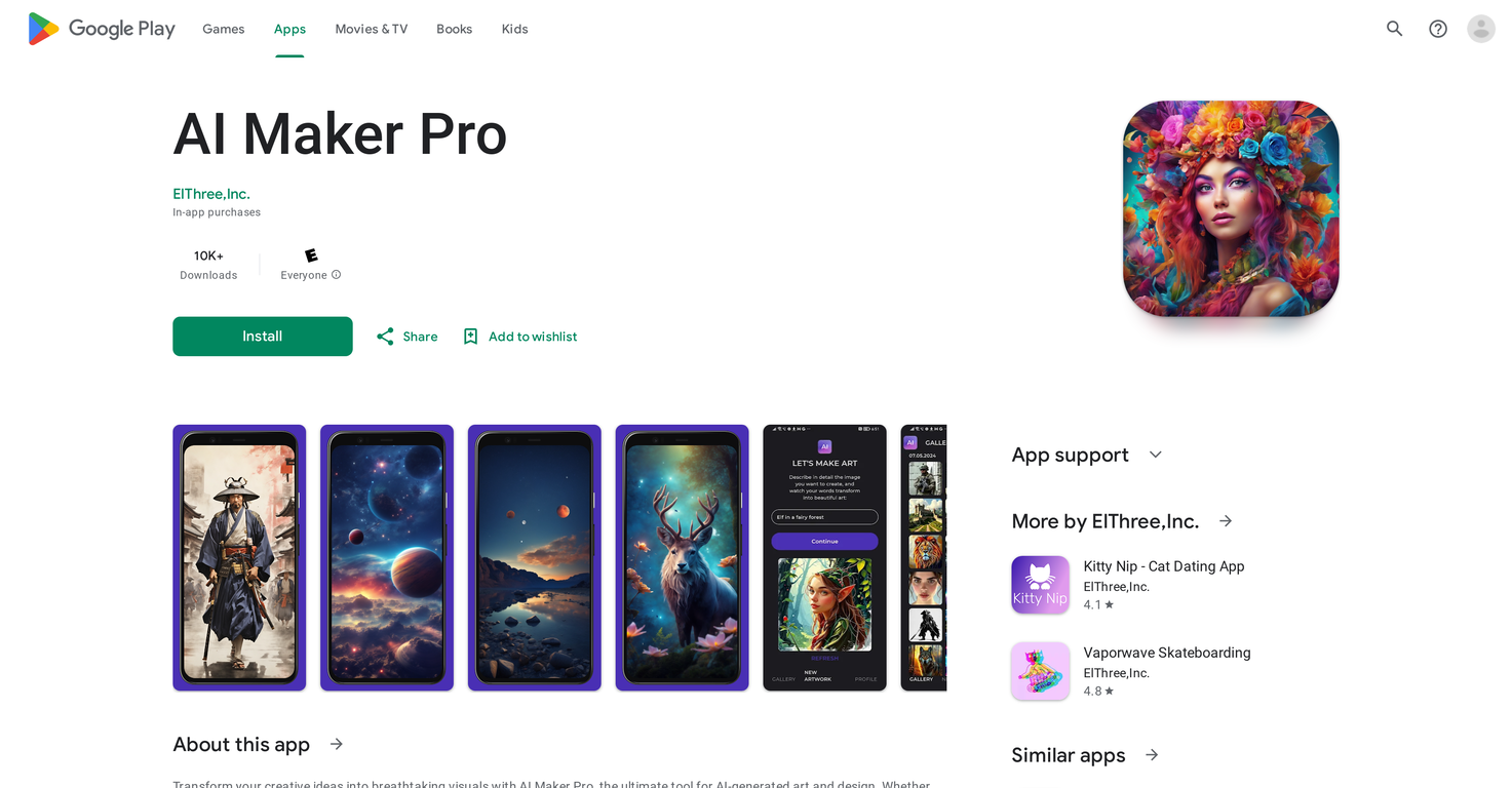 AI Maker Pro screenshot